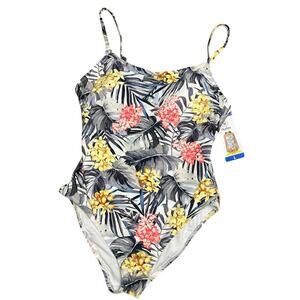 Hurley Swimsuit Women’s Floral Tropical Size Large NWT